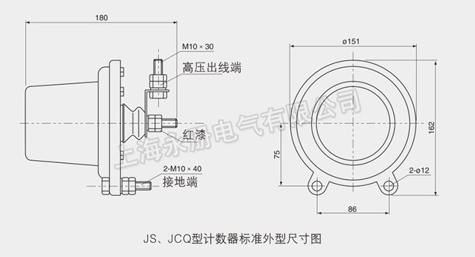 計術(shù)器、監(jiān)測量的外形尺寸