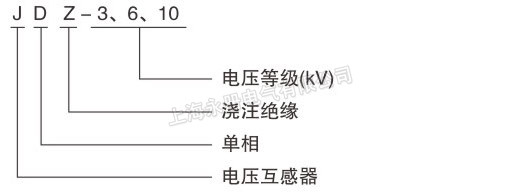 JDZ-3、6、10電壓互感器的型號含義